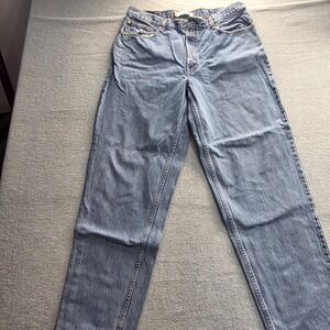 Levis 560 Comfort Fit Mens Jeans 38x34 Blue Denim Tapered Leg 00560-4891